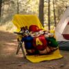 Alvin and the Chipmunks Theme Printed Blanket - Perfect for Couch, Bed, Travel & Outdoor Use | Machine Washable, Cozy & Durable.