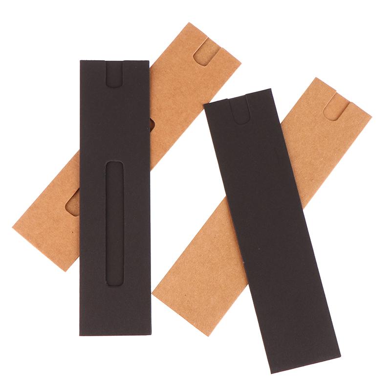10 шт. коробка для ручек подарочный чехол упаковка один держатель для перьевой ручки мешочек картон пустой чехол крафт бумага чехлы для ручек