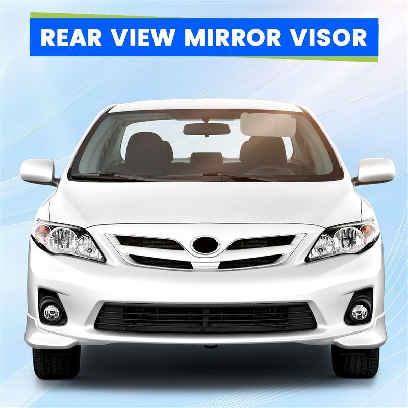 Для Toyota Auris Corolla 2007 - 2013 Автомобильный солнцезащитный козырек для салона с зеркалом, солнцезащитный козырек, левый водительский