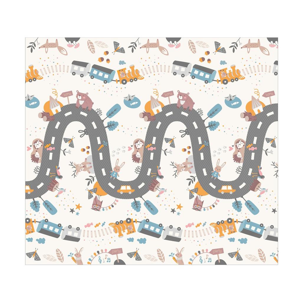 Foldable Educational Foam Mat 200 X 180 X 1 Cm Nukido Nk-340