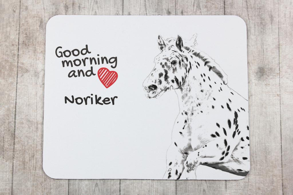 Noriker – Mouse pad with print, personalized pad with a horse | Art-Dog