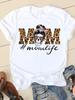 Сладкая Любовь Мама Мамочка Мода Уличная Одежда Девочки Футболки Харадзюку Одежда Короткий Рукав Летние Футболки Повседневные Женские Топы с Круглым Вырезом