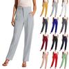 Women's Suit Pants Harem-Style High Waist Long Pants Business Office Pants with Pockets
