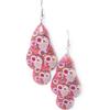 Les Trésors De Lily [J8687] - Pink 'Liberty' Designer Earrings