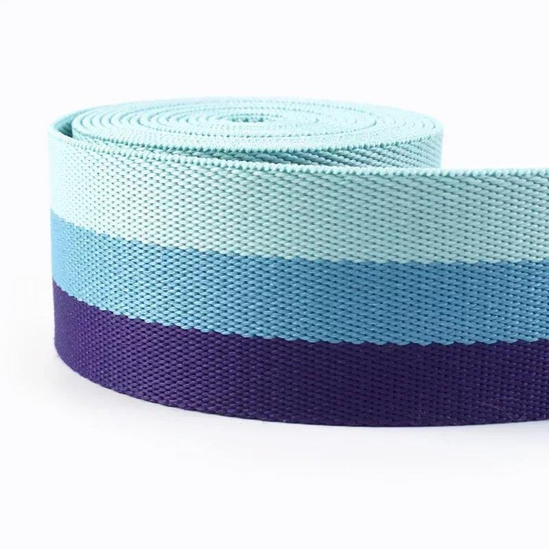2-10Meters Meetee 1.6mm Thick Polyester Webbing Band Backpack Ribbon Tape Pet Collar Decor Bias Banding DIY Garment Accessories