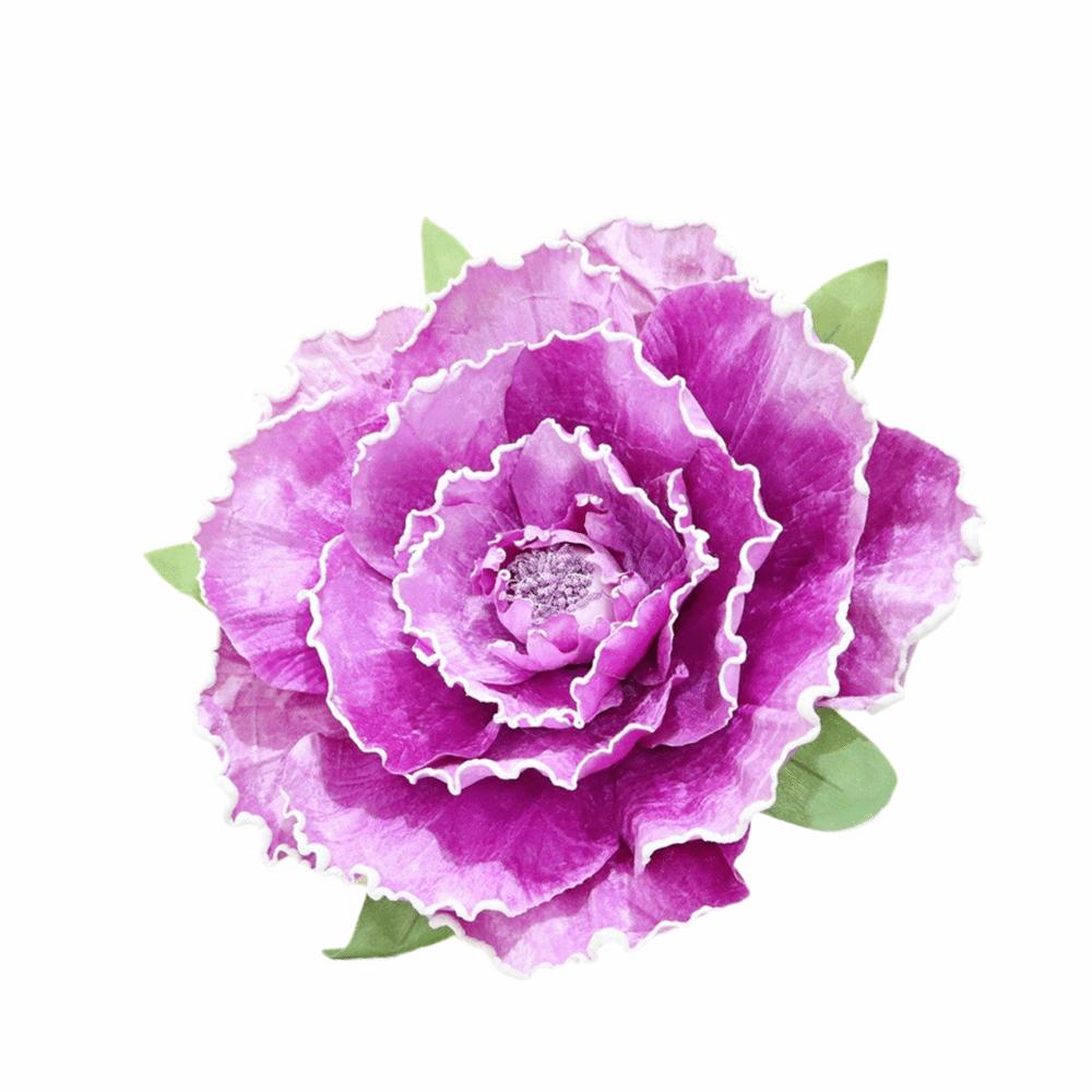 30cm Size Giant Velvet Peony Handmade Simulated Foaming Velvet Peony Wedding Decoration