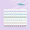 Notebook Page Label Solid Color Index Label Mark Stickers Self-adhesive Categorized Label Marker Paper for Diary Agenda Planner