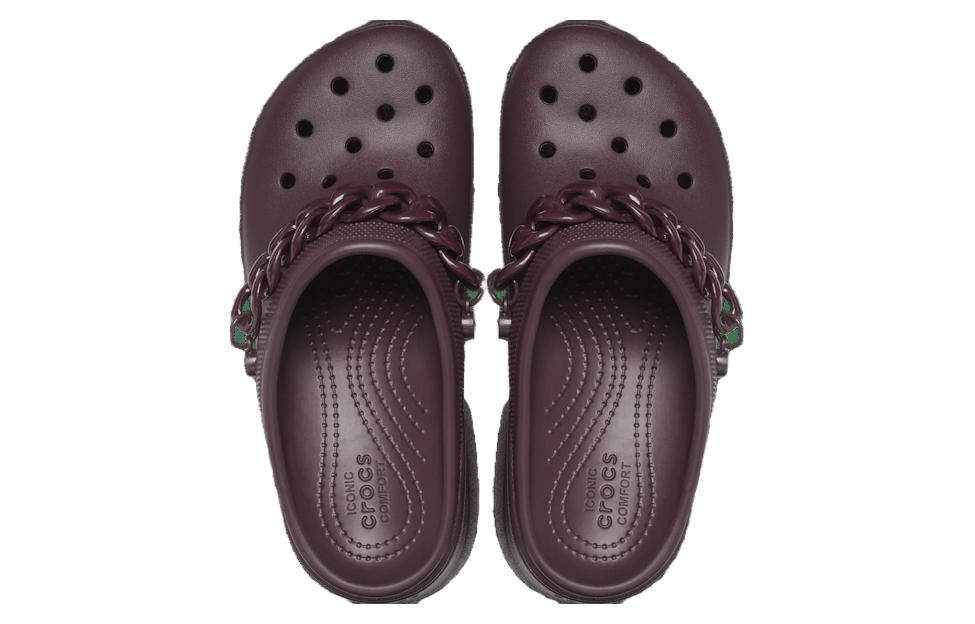 Crocs Сабо Siren Chain Clog 'Dark Cherry' Женские 209018-6WD