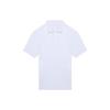 Solid Color Polo Collar Short Sleeve Polo Shirt Men Tops White 40HM281-540
