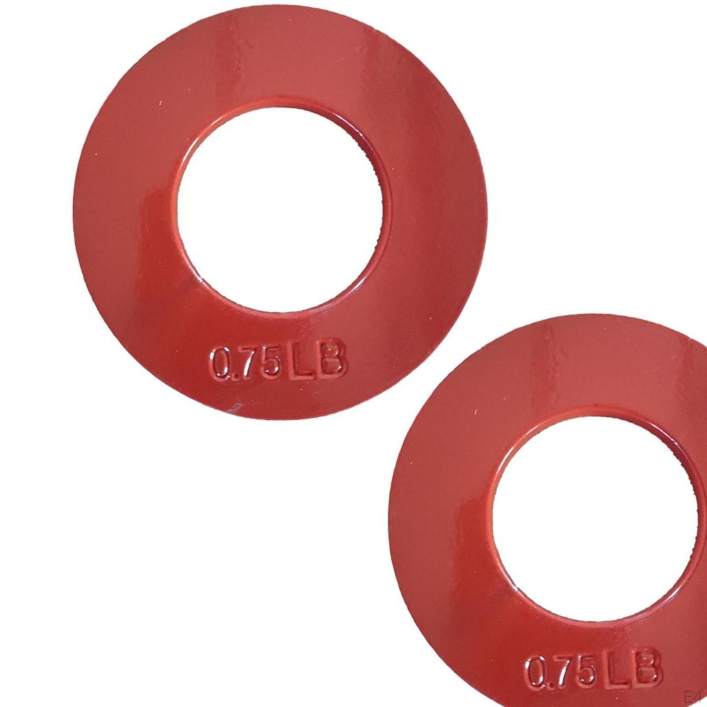 2 Pieces Fractional Weight Plates Color Coded Dumbell Weights Small Change for Home Gym