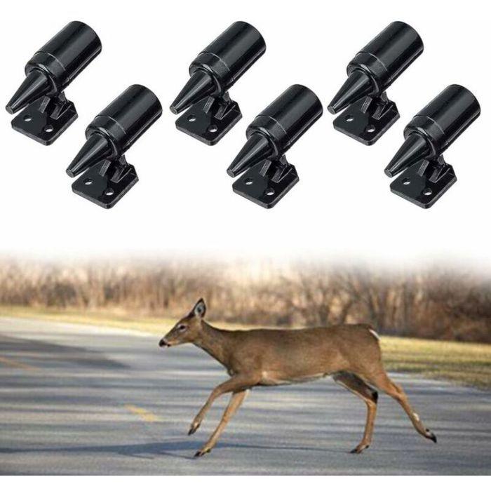Lot de 6 sifflets ultrasons anti-gibier avertisseurs pour voitures et motos couleurs multiples LARGEIGHT