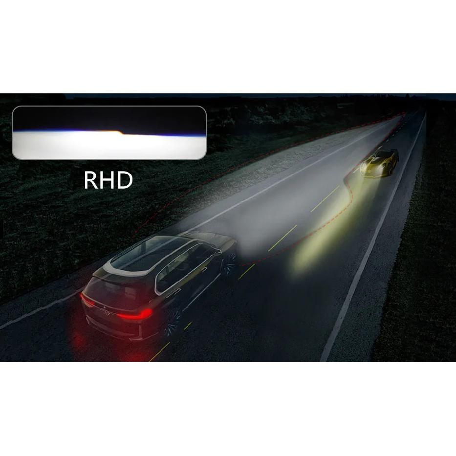 AILEO 2Pcs 2.5 Inch Mini Bi Xenon HID Projector Headlight Lenses H4 H7 H11 9005 H8 Retrofit Fit Car Head Lamp Gating Gun Shrouds