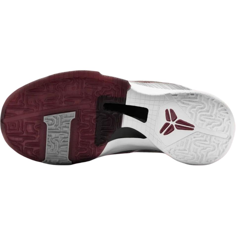 Nike Кроссовки для баскетбола Zoom Kobe 5 Low top Детские Серебристо-красные Подростковые HM9522-001
