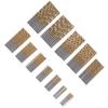 120pcs 1/1.5/2/2.5/3/3.5mm Twist Drill Bits Six Sizes Ti Plated Drill Bits  Wood Drilling