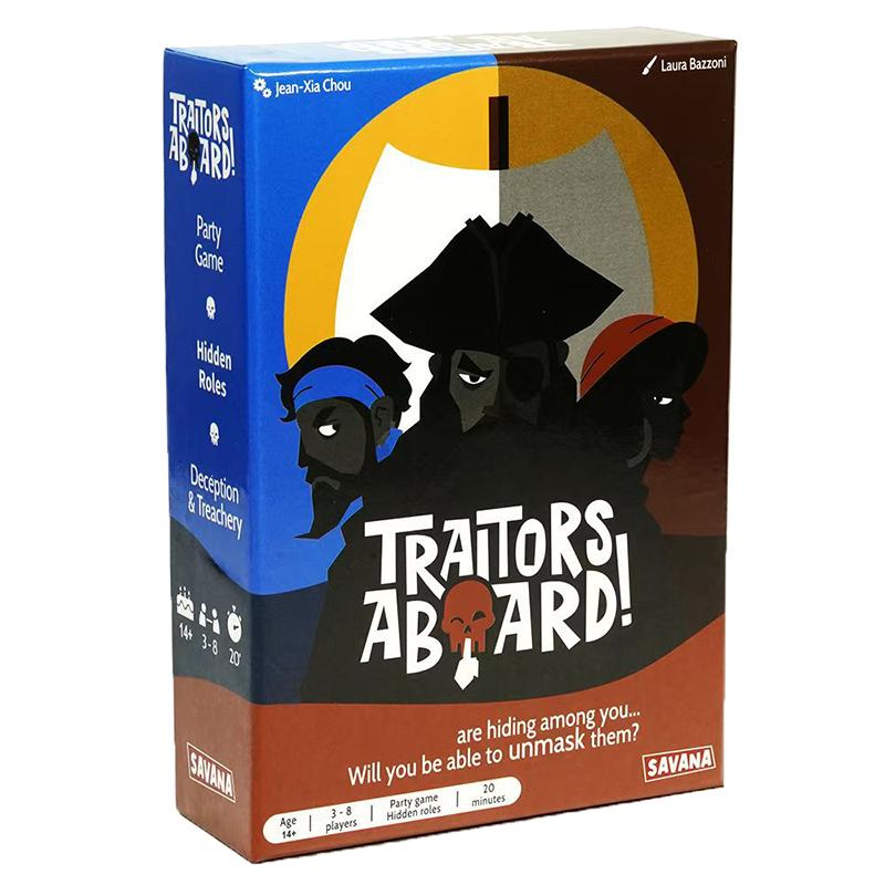 Family Card Game Traitors Aboard Award Winning Secret Identity Party Game Fun Strategy And Betrayal