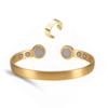 Simple Magnetic Energy Wristband Comfortable To Wear Cuff Bracelets  Daily Use