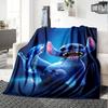 1pc S-Stitch3 Blanket, Gift, for Men and Women, Soft Blanket, Good for Sofa Bed Couch Travel, Lightweight Flannel Blanket