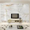 Size Mural Modern White Marble Wallpaper Golden Line Wall Painting Living Room Tv Sofa Bedroom Home Decor Mural