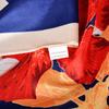 Весенний Красный Синий Шелковый Шарф-Кейп Китайский Стиль Элегантный Цветочный Дизайн Квадратные Шарфы Платки Fouldard Осень Зима Шарфы