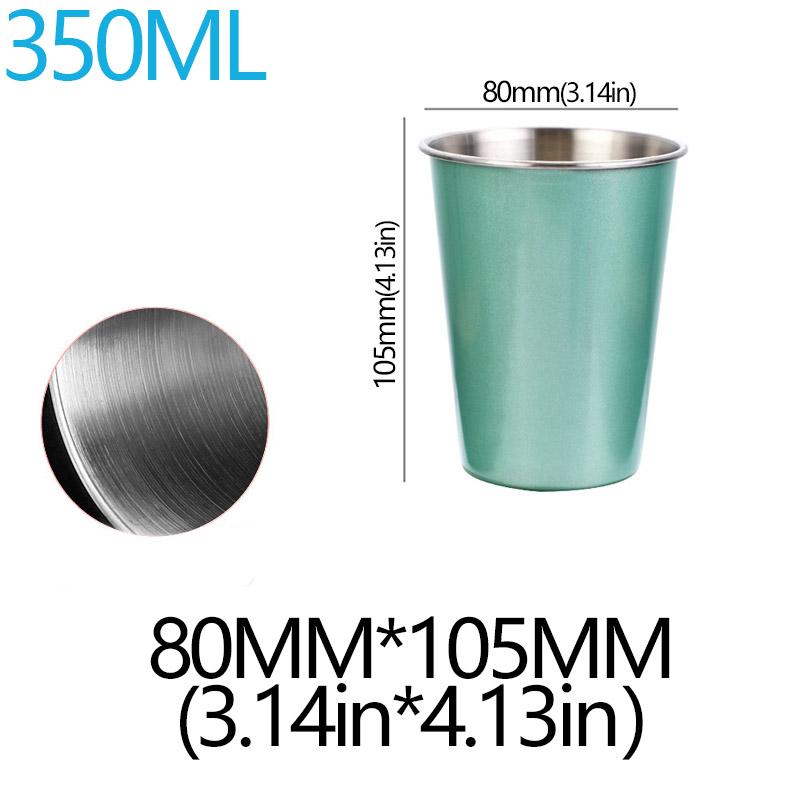350/500ml 304 Stainless Steel Metal Cup Beer Cups Wine Coffee Household Office Bar Travel Camping Mugs Drinking Coffee Tea Mug