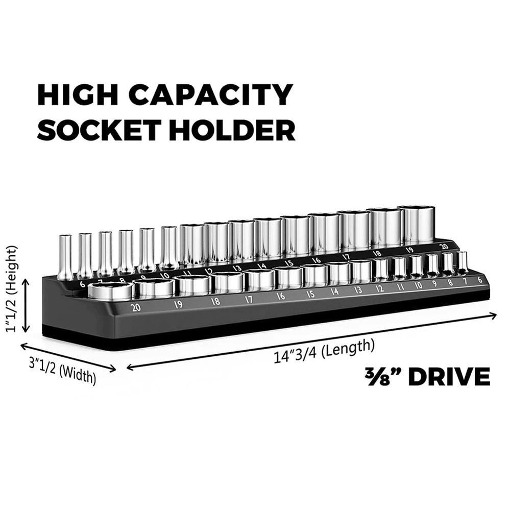 Magnetic Socket Organizers Metric Socket Holder Socket Holder Unused
