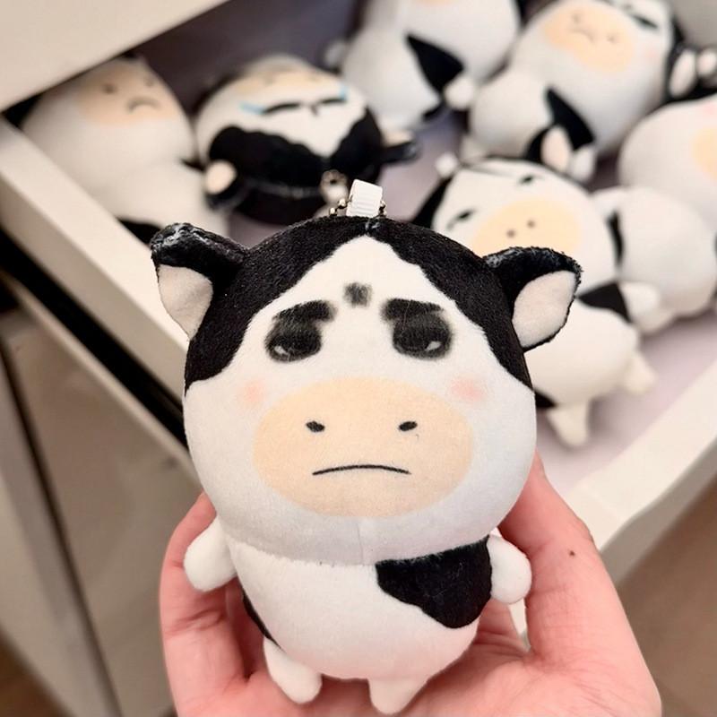 Милая Мультяшная Корова Плюшевая Игрушка С Наполнителем из ПП Хлопка Для Декора Стола И Идей для Подарков