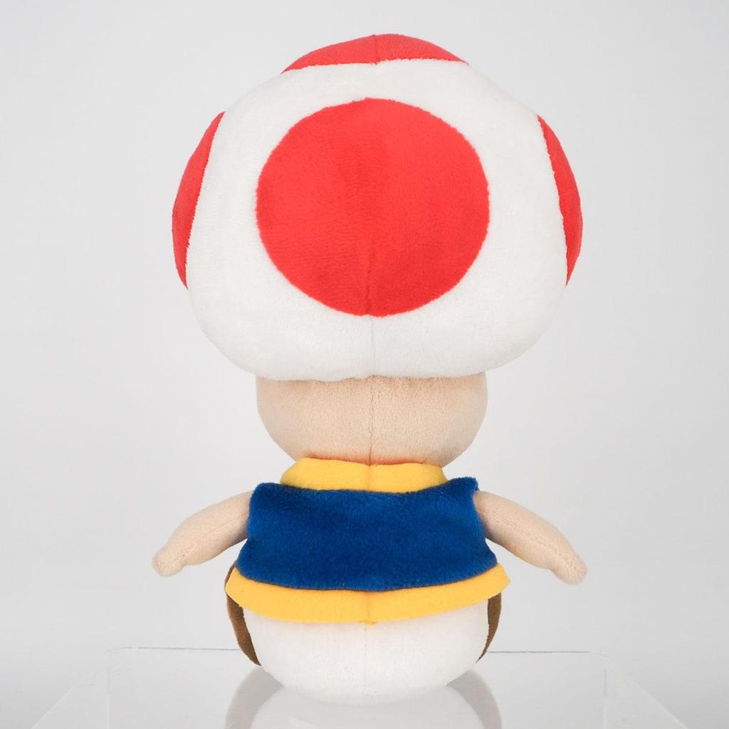 Sanei Boeki Super Mario ALL STAR COLLECTION Toad x D14 x Plush Toy AC79 (M) W14.5 H23.5cm