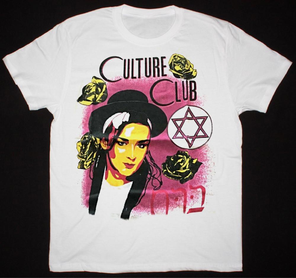 Roses Culture Club Boy George Shirt Classic White Unisex S-5XL Unisex T-Shirt