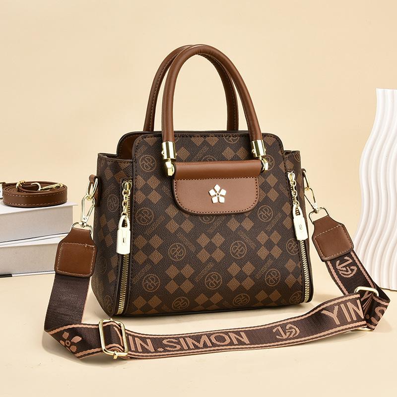 Новая персонализированная женская сумка с принтом, универсальная сумка через плечо на одно плечо, дизайнерская классическая сумка через плечо с принтом