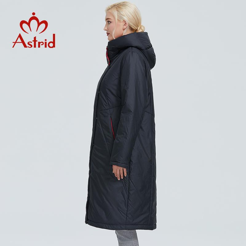 Astrid Тёплое ветрозащитное пальто с капюшоном больших размеров