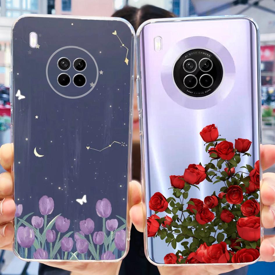Чехол для Huawei Y9a Чехол-обложка Для Huawei FRL-22 FRL-23 FRL-L22 FRL-L23 Nova Y9a Чехол для телефона Мягкий силикон Прозрачная защита Funda Capa