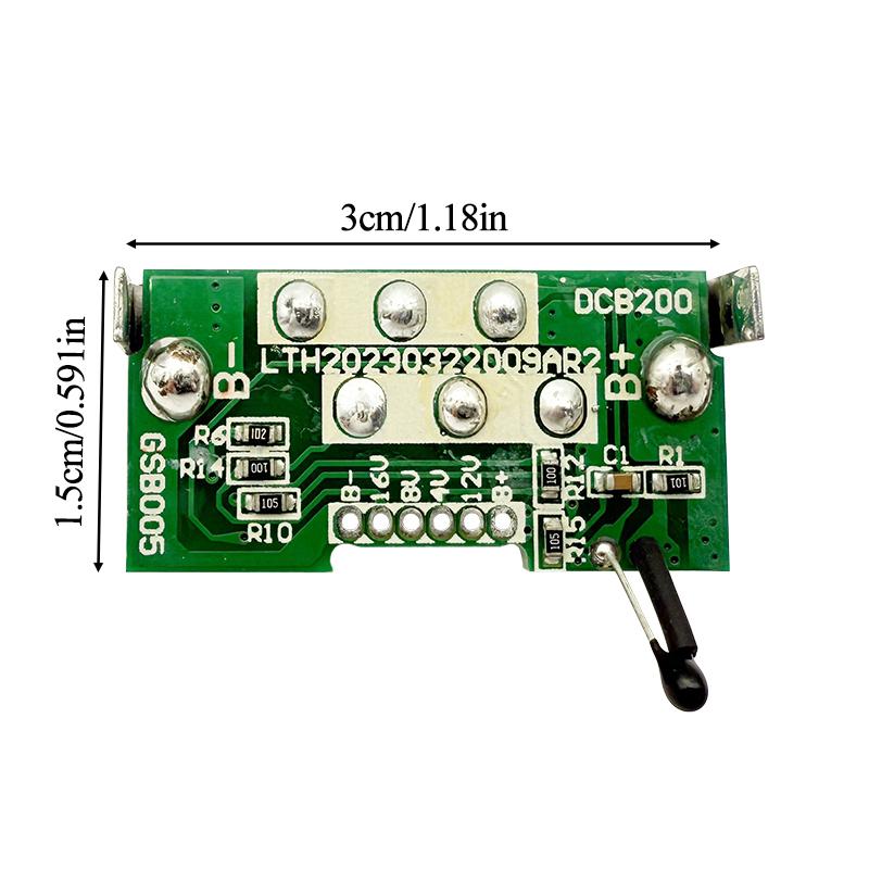 5*21700 DCB200 Li-ion Battery Plastic Case PCB Charging Protection Circuit Board Box Shell For Dewa lt 18V 20V 4Ah Lithium Tool