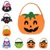 Trick Or Treat Halloween Candy Bag Halloween Decoration Gift Basket Party Halloween Bag  For Kids