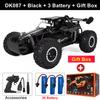 Remote Control Car Rc Drift Racing 1:16 Vehicle Off Road Alloy 2.4g Radio High-speed Trucks With Led Light Climbing Gift Kid Toy