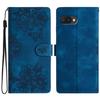 Для Google Pixel 9a чехол бабочка цветок узор кожаный чехол для телефона Skin-Touch