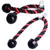 68cm Colorful Triceps Rope Pull Down Cord Heavy Duty Rope Set for Home Gym Bodybuilding Exercise Gym Workout Fitness