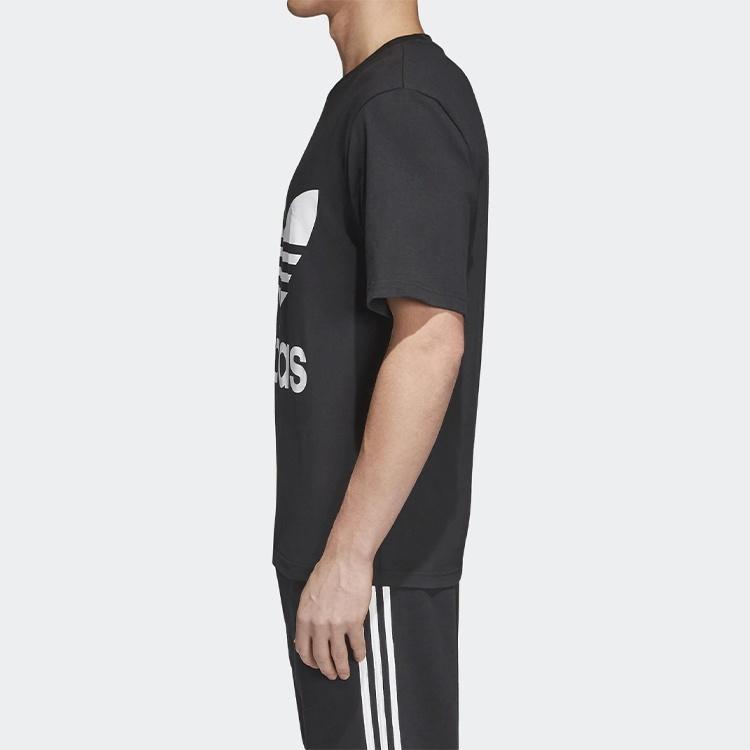 Мужская черная футболка adidas originals с коротким рукавом CW1211