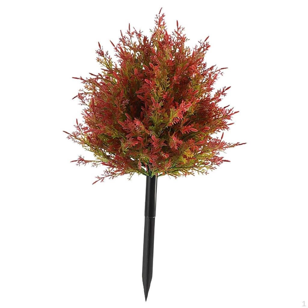Artificial Bush Garden Stake for Yard And Festive Decor