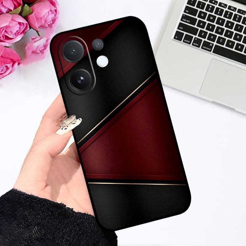 Для VIVO T4 Pro T4Pro 5G Чехол V2510 Модный Милый Мультяшный Мягкий Силикон ТПУ Задняя Крышка Чехол Для VIVO V60 V 60 VIVOV60 Чехлы для Телефона