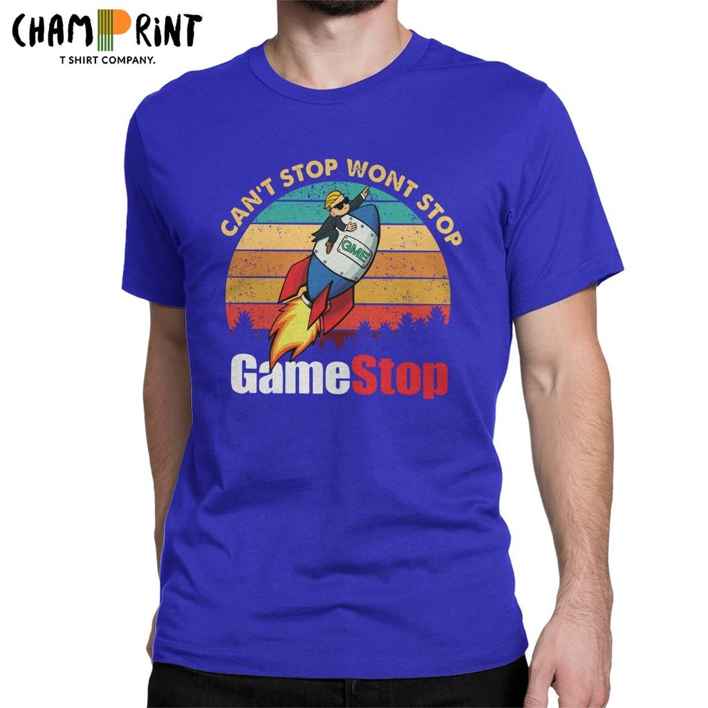 Gamestop Street Илон Маск Reddit Футболки Мужские Wallstreetbets Gme Wsb Футболка Акции Stonks