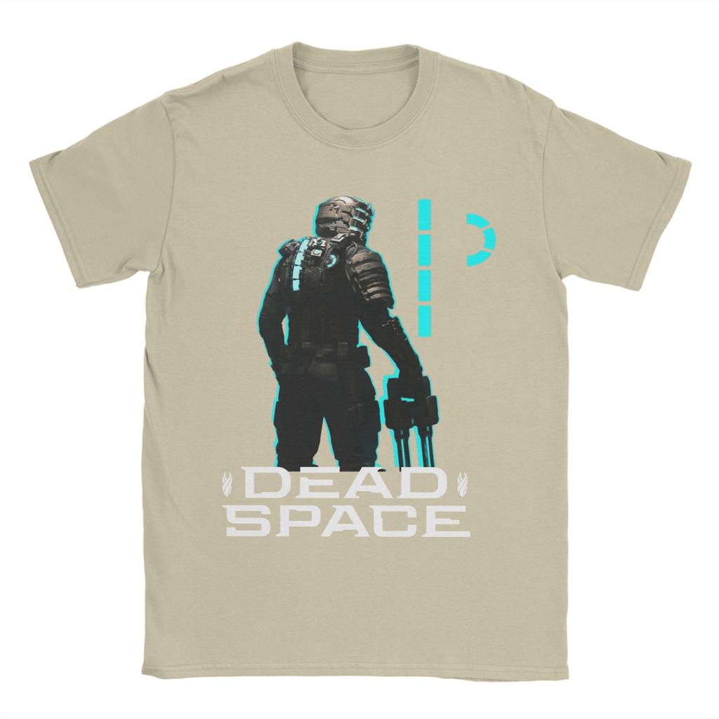 Оверсайз футболка летняя Dead Space Remake Хиппи футболки 100% хлопок футболка для мужчин Y2K смешные оптом топы с коротким рукавом