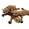 3D Printed Otter Toy Articulated Otter Figurine Flexible Animal Figure Stress Relief Fidget Toy for Home Office Decor