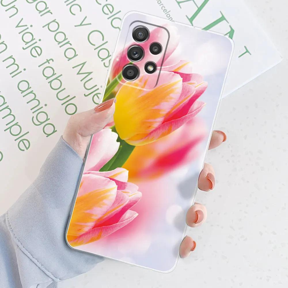 For Samsung Galaxy A33 5G Case A 33 Watercolor Marble Transparent Cases for Samsung A33 5G Case 2022 Cover Silicone Back Bumper