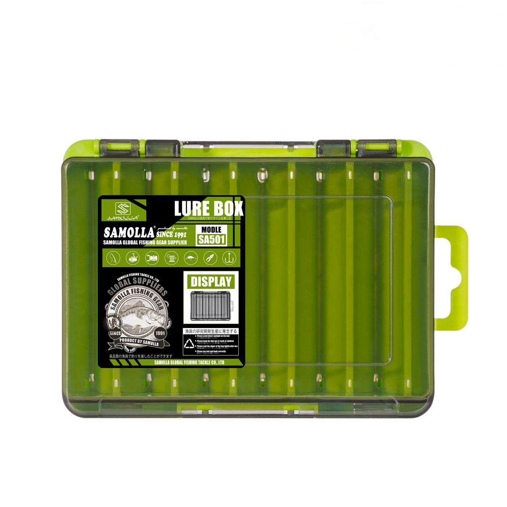 Компактный двухсторонний ящик для снастей с надежной защелкой и универсальной организацией