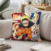 Naruto Uzumaki Pillow Case Sofa And Living Room Decorative Cushion Covers Dustproof And Miteproof Invisible Zipper
