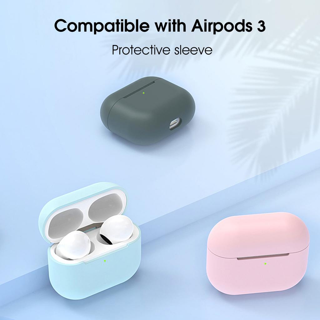 Износостойкий чехол для хранения однотонных наушников с защитой от падения для AirPods Pro