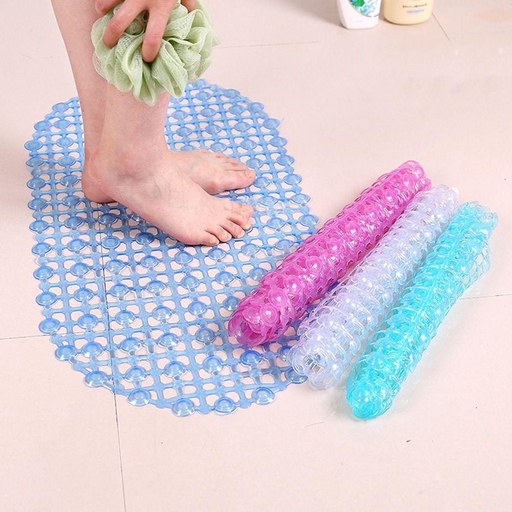 Safety Massage PVC Sucker Shower Floor Mat Bath Mat Anti-slip Mat Non-slip Rug
