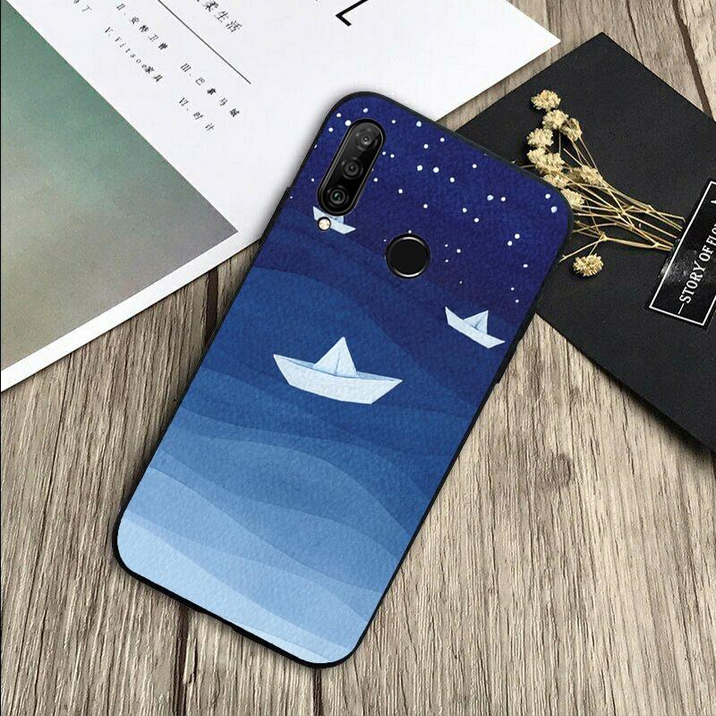 Морские волны парусник Для Huawei Nova 8i 11i 12i 12s 9 10 SE Y60 Y70 Y90 Y72 Y73 Y61 Y91 P60 Pro P30 P40 Lite Чехол
