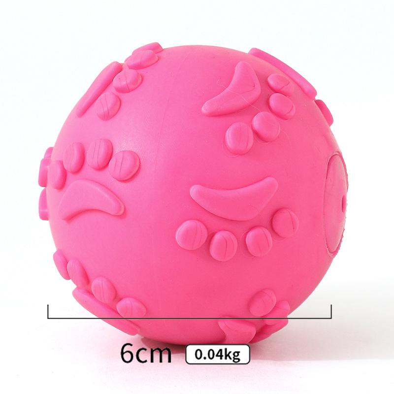 Латексная игрушка для питомца: Звучащий хлопковый мяч для регби, футбола, волейбола для собак