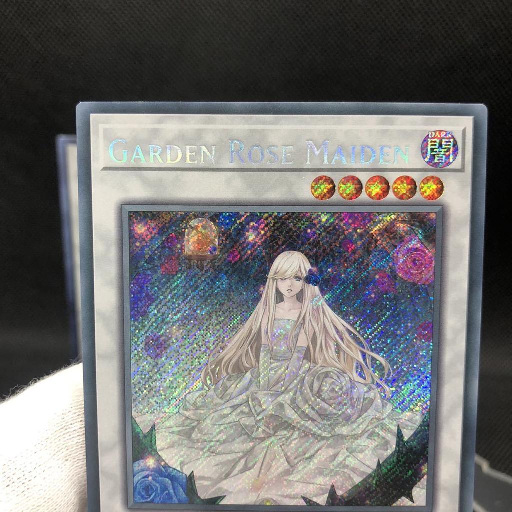 Yu-Gi-Oh! Английская версия Садовая Роза Дева Секретная Редкость по 1 карте каждый Набор из 1 (Североамериканская / ЕС версия) LDS2-EN113